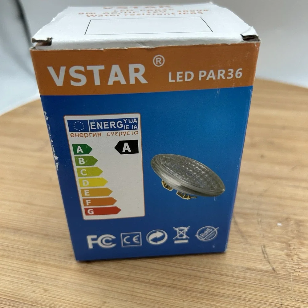 Led Par36 9W (Eq To 50W Halogen) 12V‎ Ac/dc Lamp Landscape Waterproof (Cool